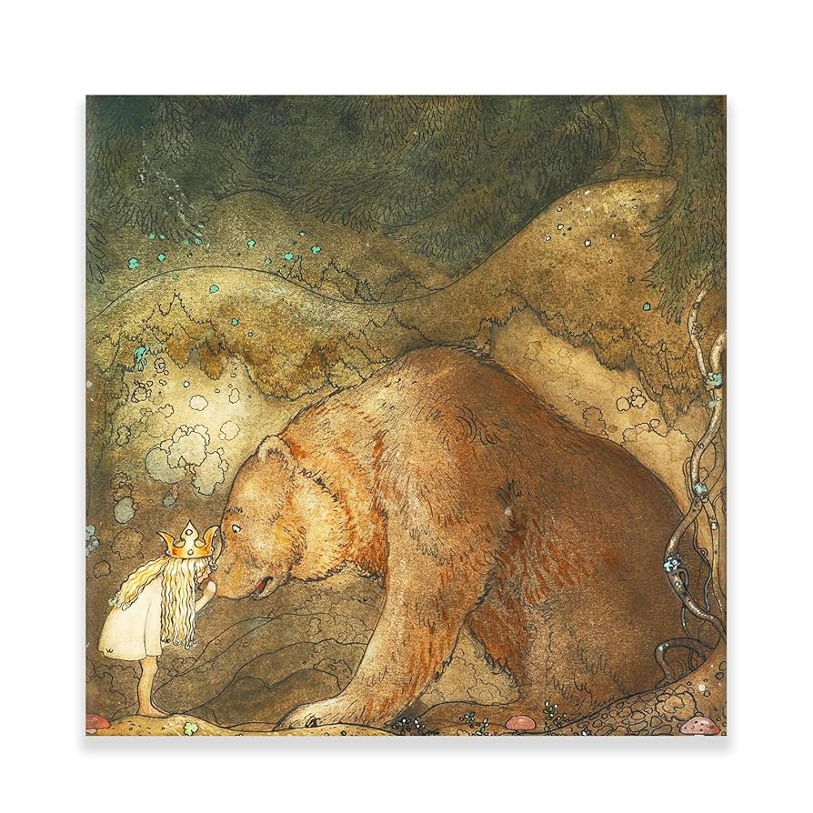 絵画 アートポスター ジョウ　 ナイトウ　 白熊の親子オーロラ 絵画 アートポスター ジョウ ナイトウ 白熊の親子オーロラ